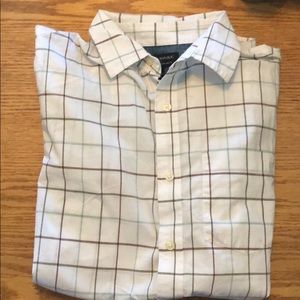 Banana Republic stretch slim fit casual shirt M